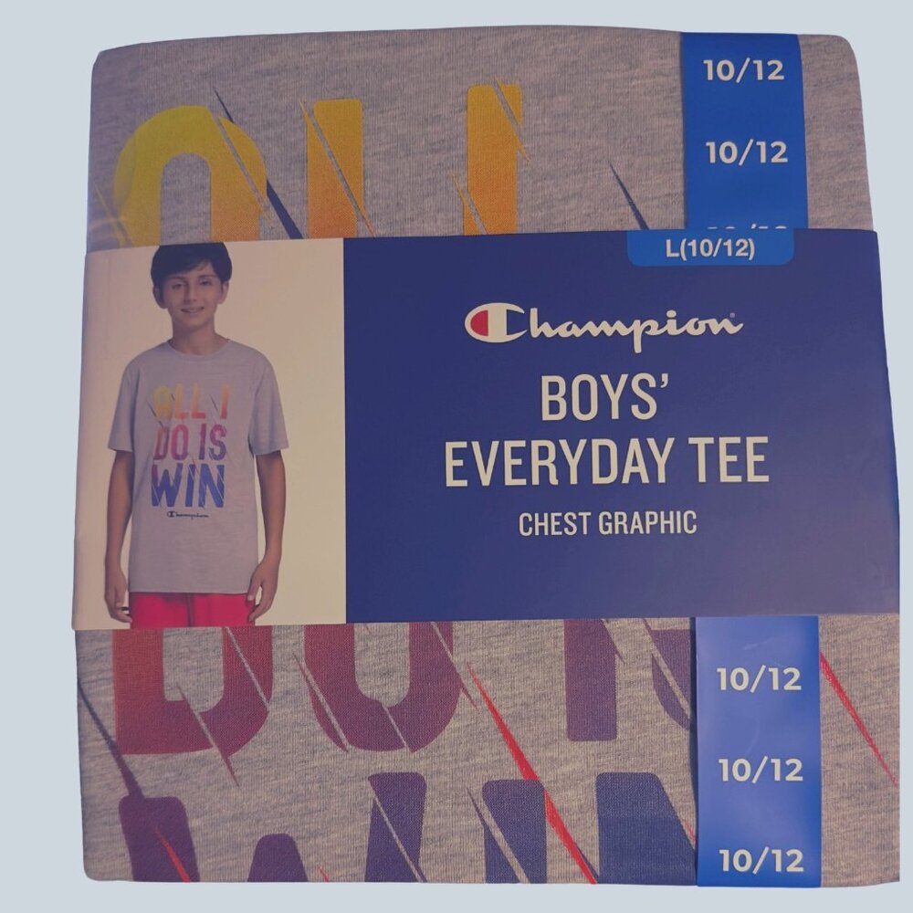 Brand New Champion Boys T-Shirt, Size 10/12, Large